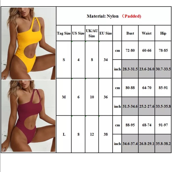 Double Strap Shoulder One Piece Bikini - Picture 8 of 8